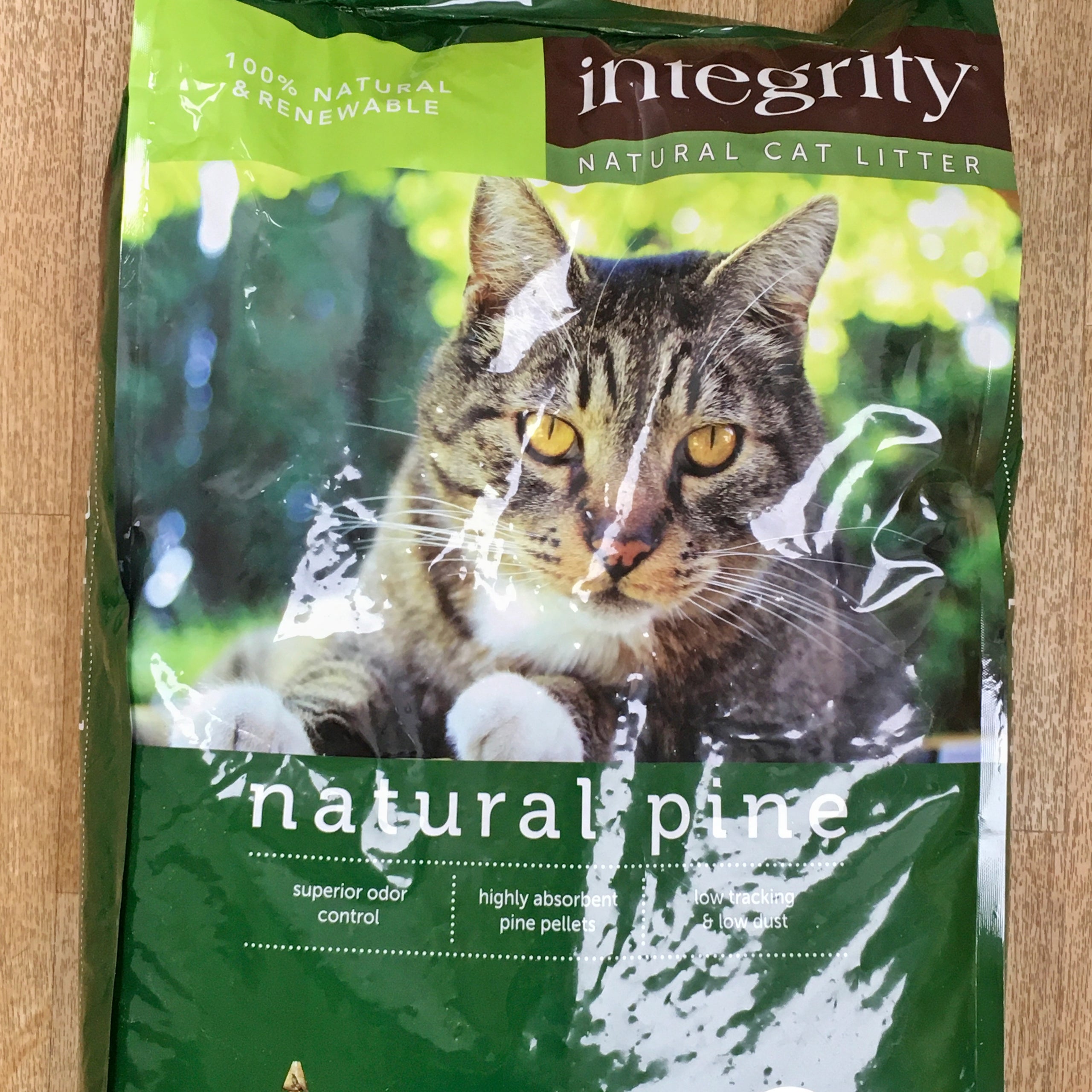 Integrity natural pine cat litter store